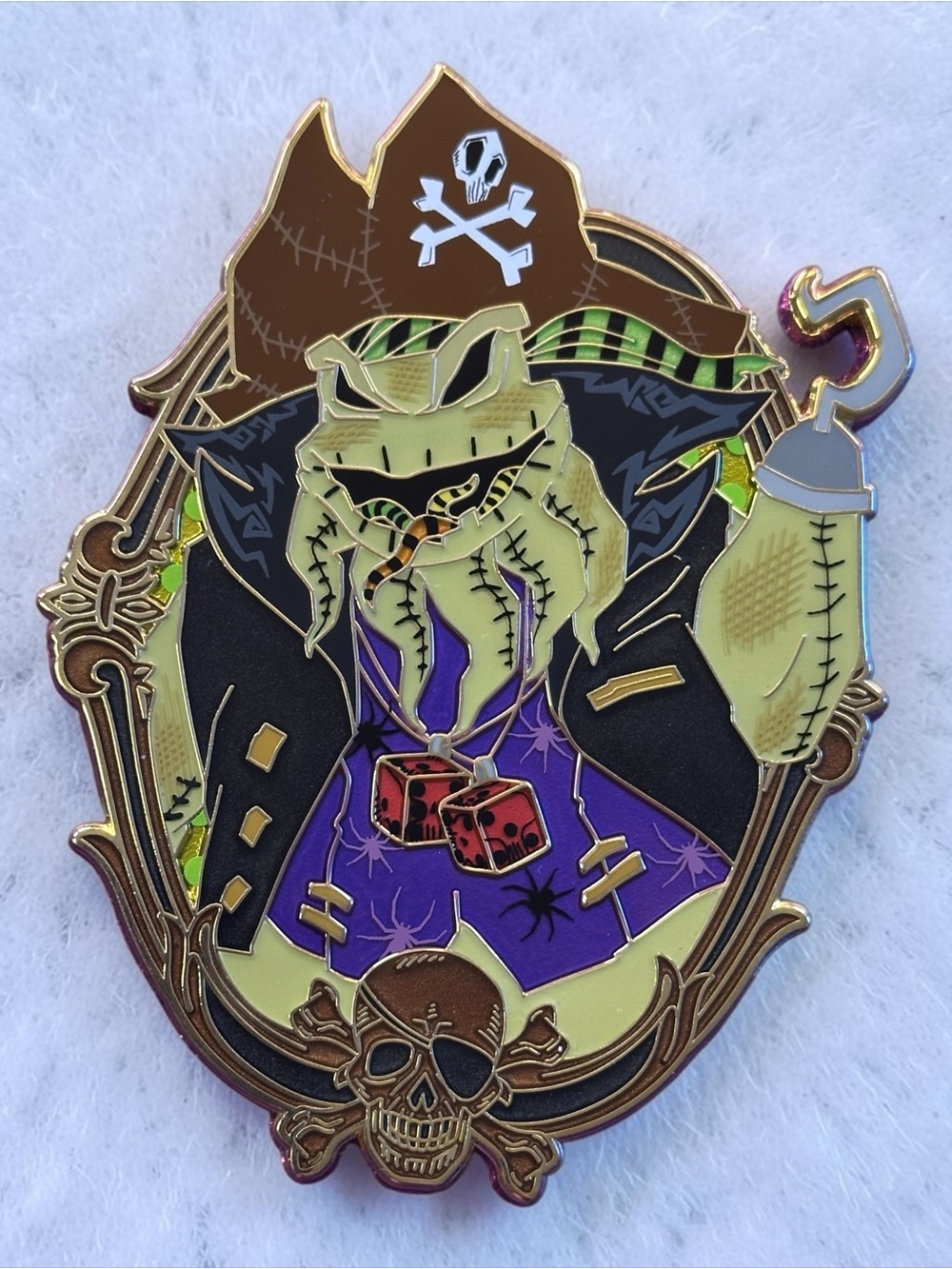 Pirate Oogie Boogie Nightmare Before Christmas Disney Fantasy Pin